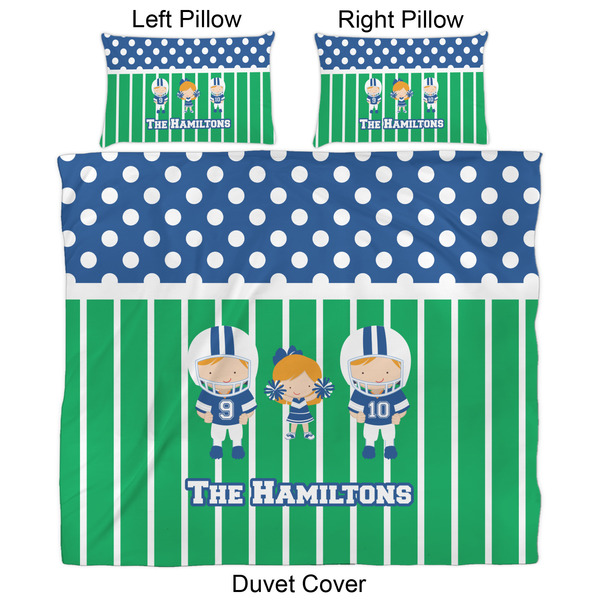 Football Duvet Cover Set - King - Approval