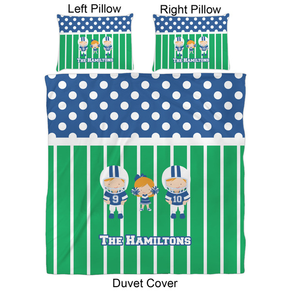 Football Duvet Cover Set - Queen - Approval