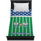 Football Duvet Cover - Twin XL - On Bed - No Prop