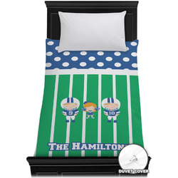 Football Duvet Cover - Twin XL (Personalized)