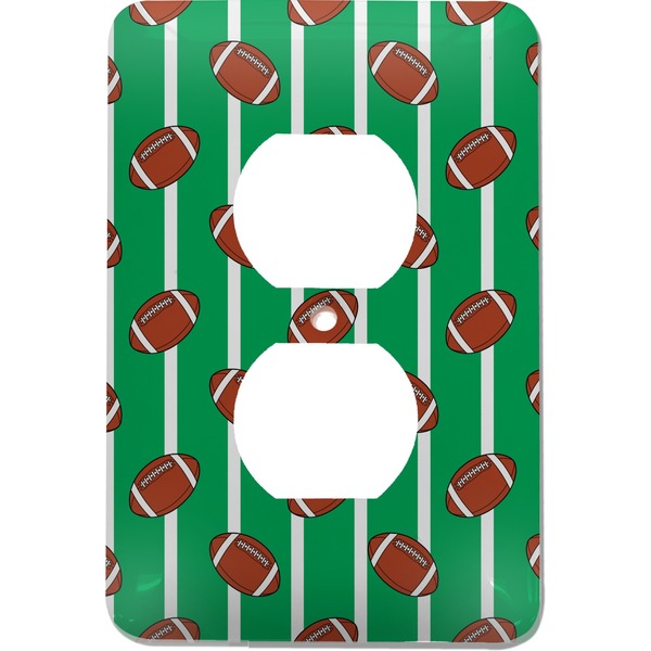 Custom Football Electric Outlet Plate