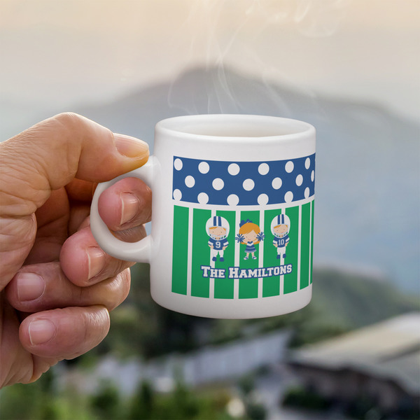 Custom Football Single Shot Espresso Cup - Single (Personalized)