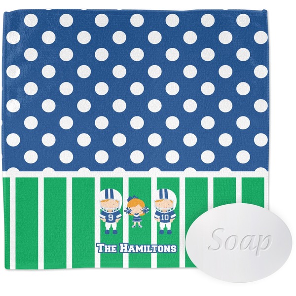 Custom Football Washcloth (Personalized)