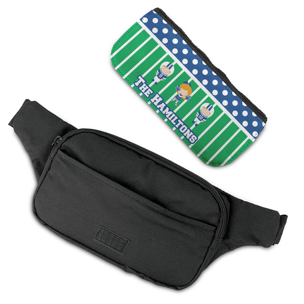 Football Fanny Packs - FLAT (flap off)