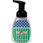 Football Foam Soap Bottle - Black (Personalized)