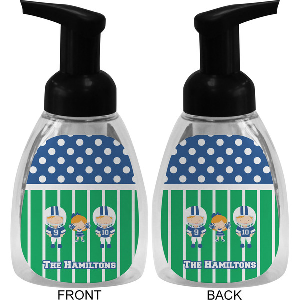Football Foam Soap Bottle (Front & Back)