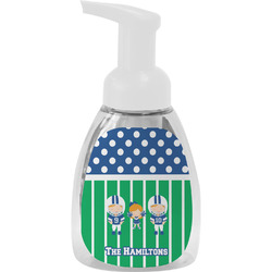 Football Foam Soap Bottle - White (Personalized)