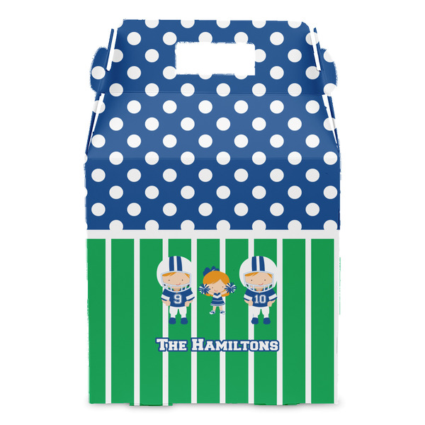 Football Gable Favor Box - Front