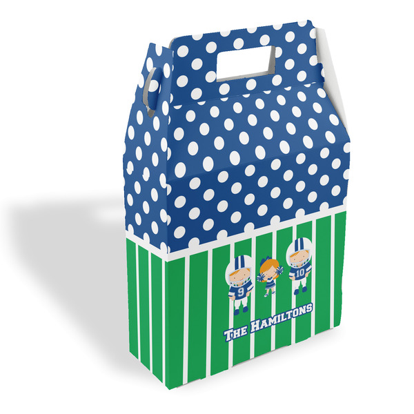 Custom Football Gable Favor Box (Personalized)