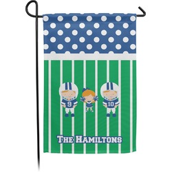 Football Small Garden Flag - Double Sided w/ Multiple Names