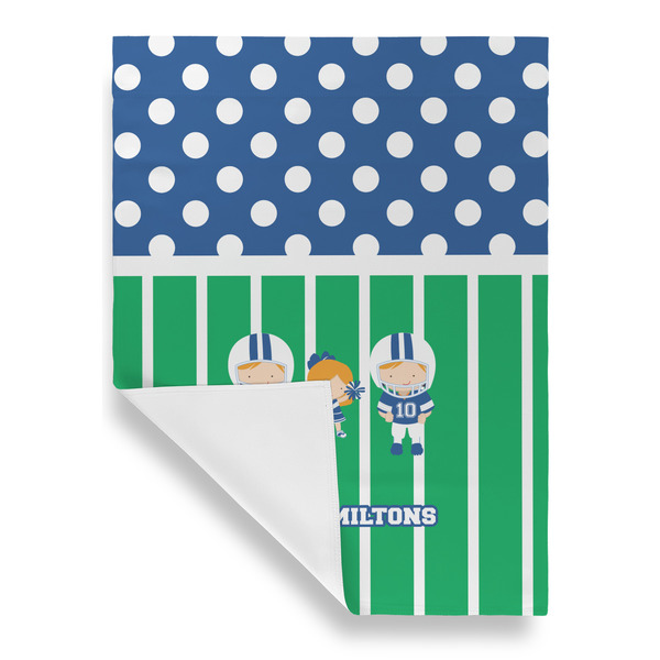 Football Garden Flags - Large - Single Sided - FRONT FOLDED