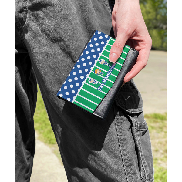 Football Genuine Leather Womens Wallet - In Context