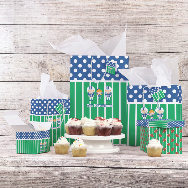 Football Gift Bags - In Context