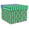 Football Gift Boxes with Lid - Canvas Wrapped - XX-Large - Front/Main