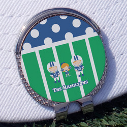 Football Golf Ball Marker - Hat Clip