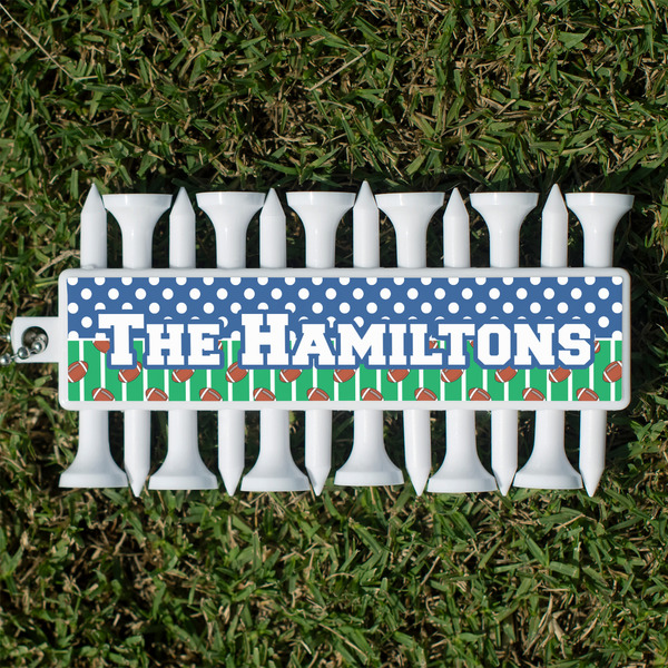 Custom Football Golf Tees & Ball Markers Set (Personalized)