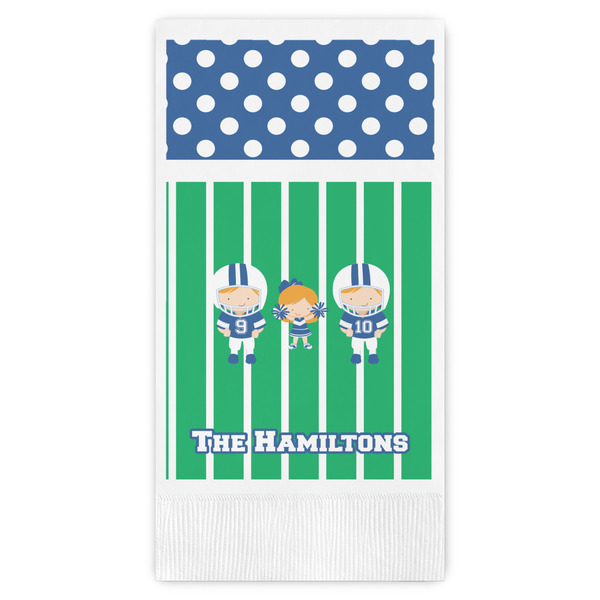 Custom Football Guest Towels - Full Color (Personalized)
