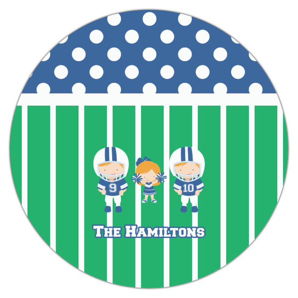 Football Icing Circle - Small - Single