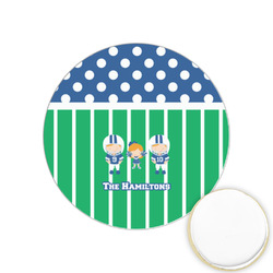 Football Printed Cookie Topper - 1.25" (Personalized)