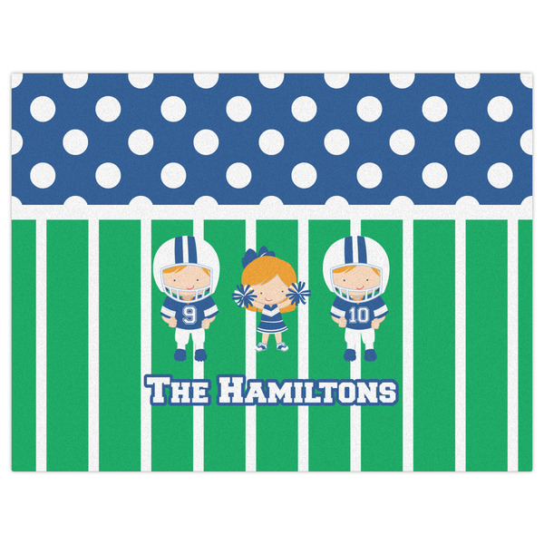 Football Indoor / Outdoor Rug - 6'x8' - Front Flat