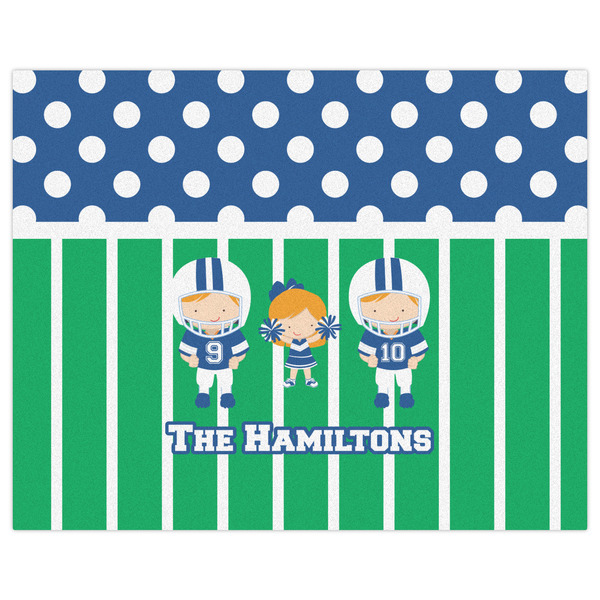 Football Indoor / Outdoor Rug - 8'x10' - Front Flat