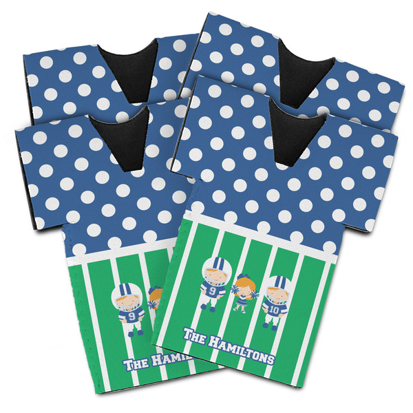 Football Jersey Bottle Cooler - Set of 4 - MAIN (flat)