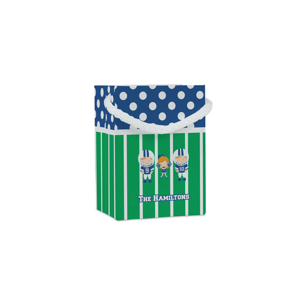 Custom Football Jewelry Gift Bags (Personalized)