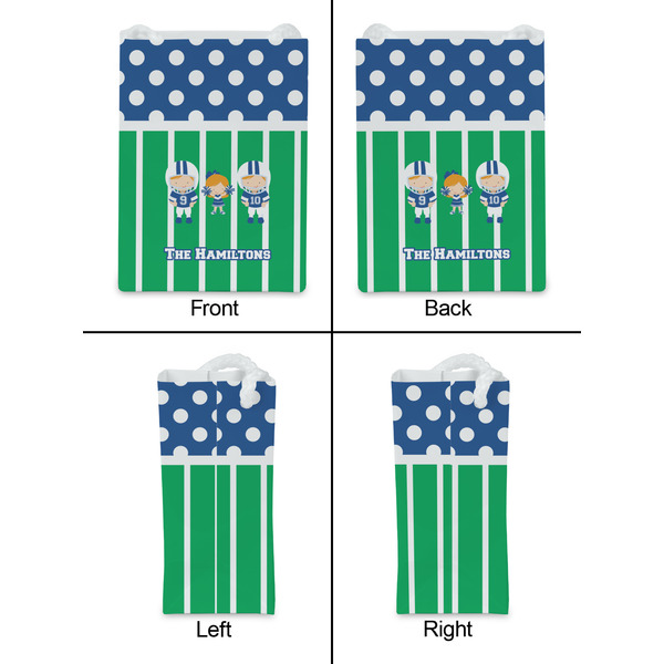 Football Jewelry Gift Bag - Matte - Approval