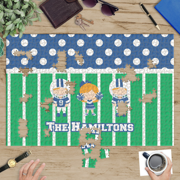 Football Jigsaw Puzzle 1014 Piece - In Context