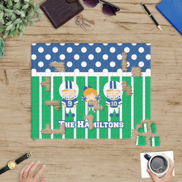 Football Jigsaw Puzzle 500 Piece - In Context