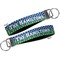 Football Key-chain - Metal and Nylon - Front and Back