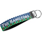 Football Webbing Keychain Fob - Large (Personalized)