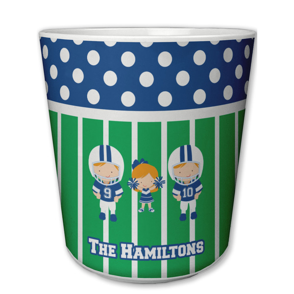 Custom Football Plastic Tumbler 6oz (Personalized)