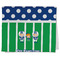 Football Kitchen Towel - Poly Cotton w/ Multiple Names