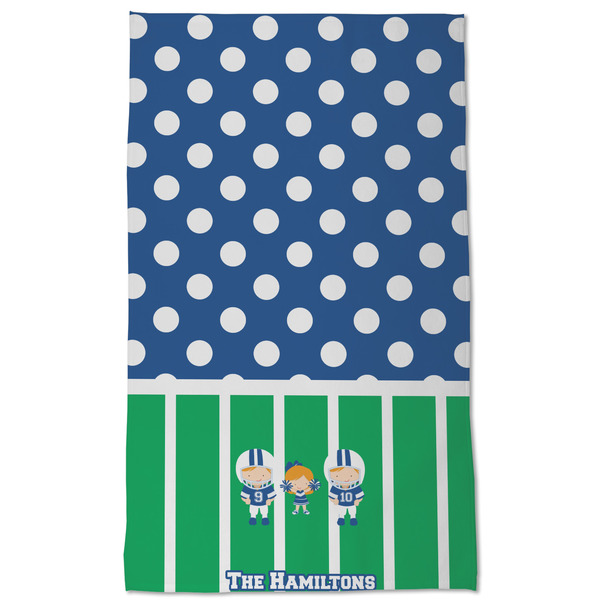 Football Kitchen Towel - Poly Cotton - Full Front