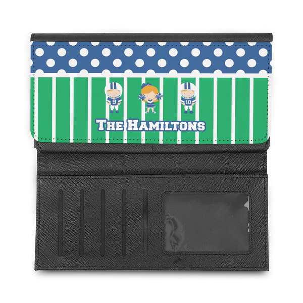 Football Ladies Wallet - Half Way Open