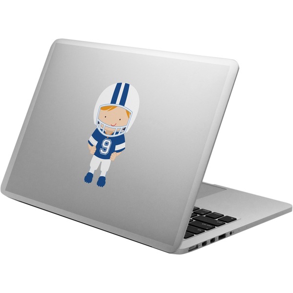 Custom Football Laptop Decal (Personalized)