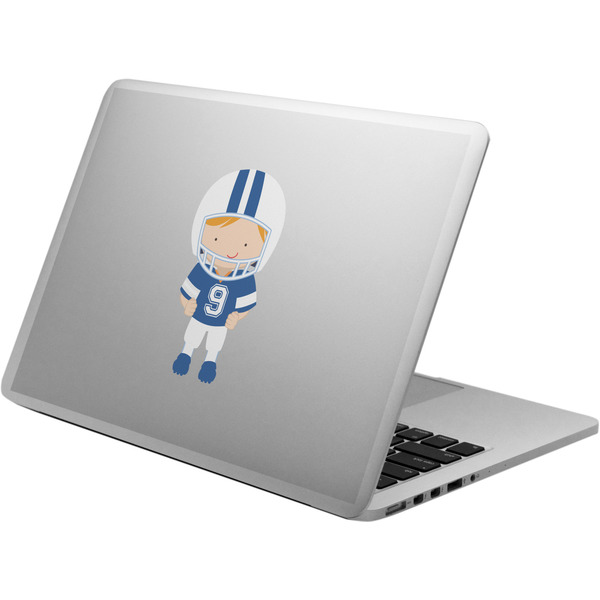 Custom Football Laptop Decal (Personalized)