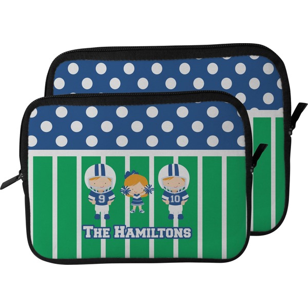 Football Laptop Sleeve (Size Comparison)
