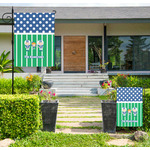 Football Large Garden Flag - Single Sided (Personalized)