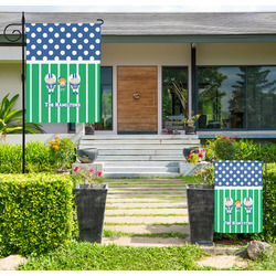 Football Large Garden Flag - Single Sided (Personalized)