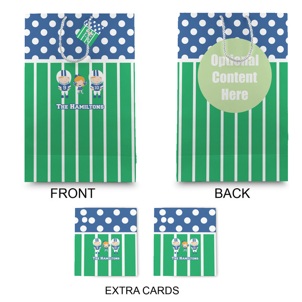 Football Large Gift Bag - Approval