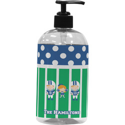 Football Plastic Soap / Lotion Dispenser (Personalized)
