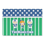 Football Large Rectangle Car Magnet (Personalized)