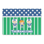 Football Large Rectangle Car Magnet (Personalized)