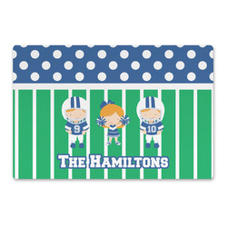 Football Large Rectangle Car Magnet (Personalized)
