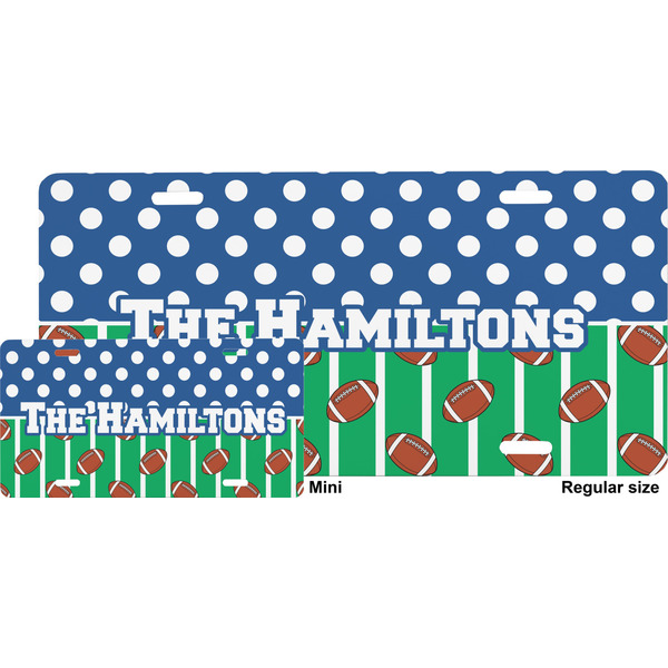 Football License Plate (Sizes)