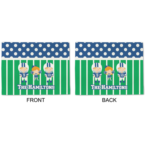 Football Linen Placemat - APPROVAL (double sided)