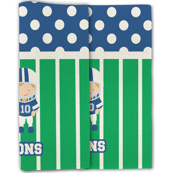 Football Linen Placemat - Folded Half (double sided)