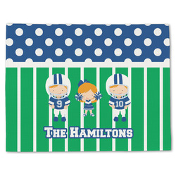 Football Single-Sided Linen Placemat - Single w/ Multiple Names